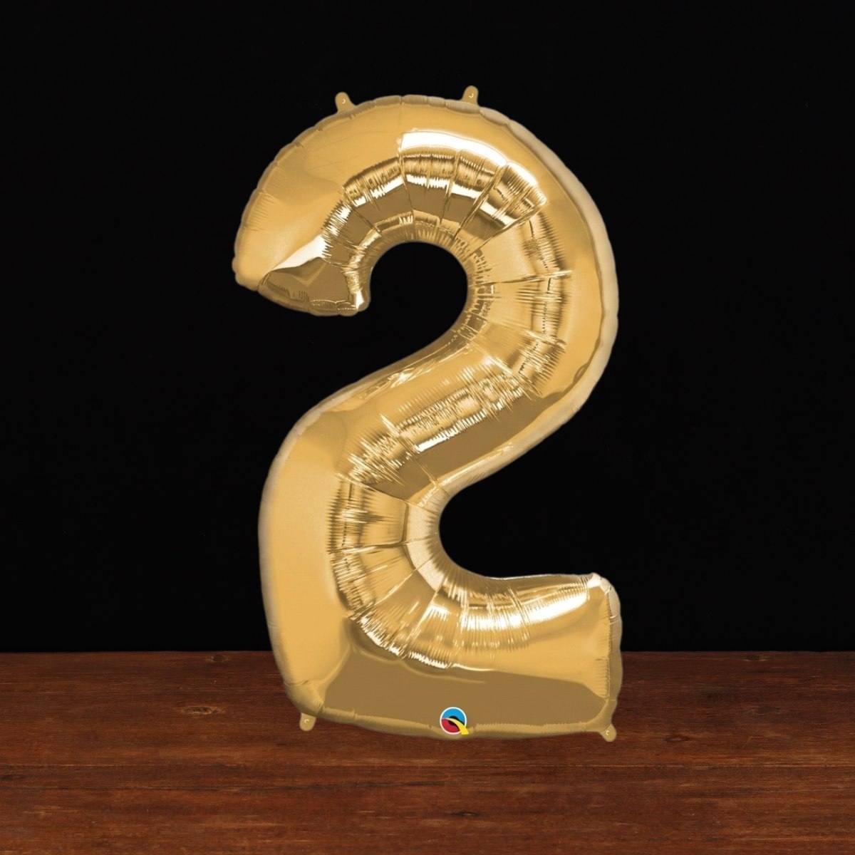 Gold Number 2 Balloon