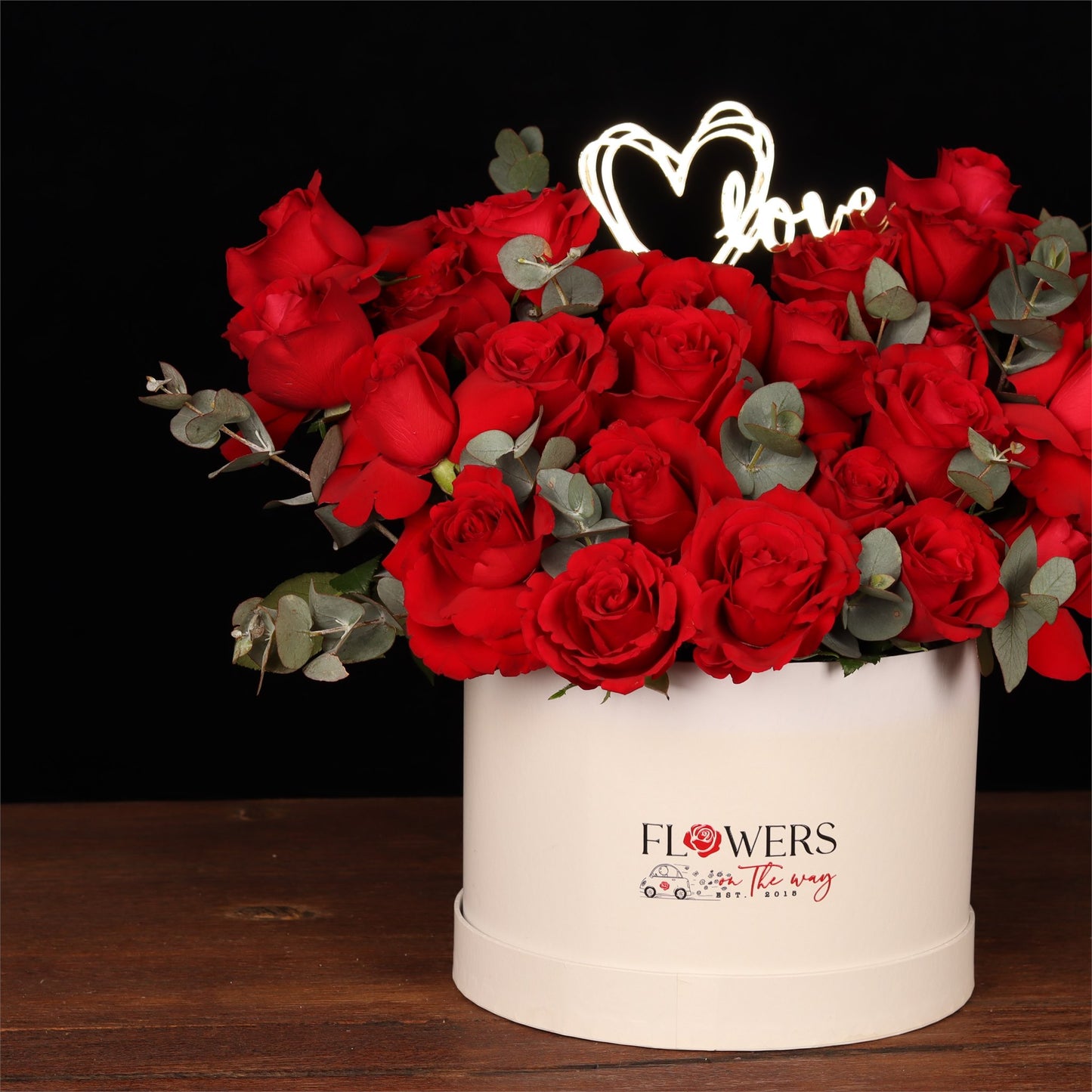Grand Love Rose Box - alternate view