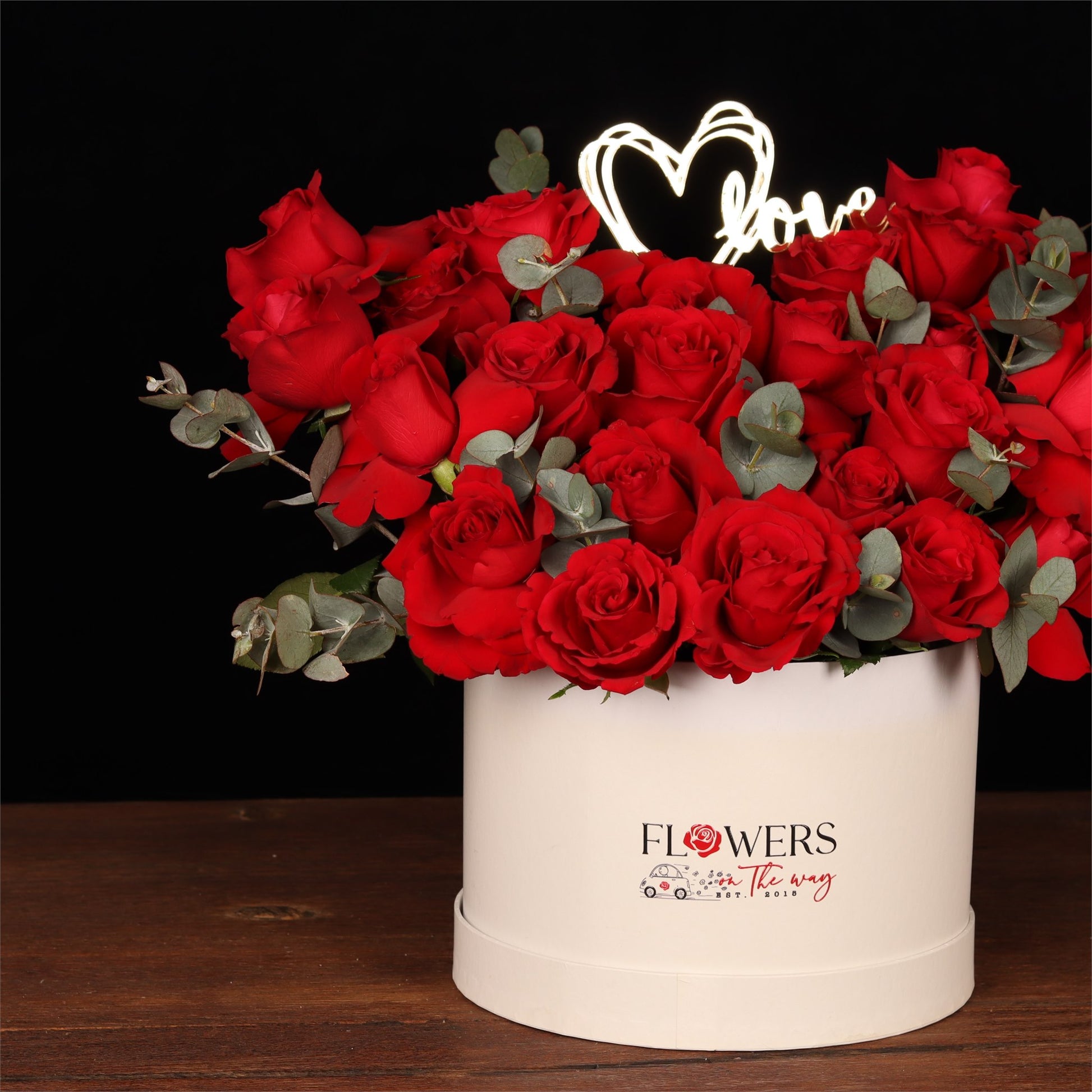 Grand Love Rose Box - alternate view