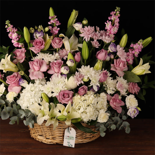 Grand Pastel Garden Basket - alternate view
