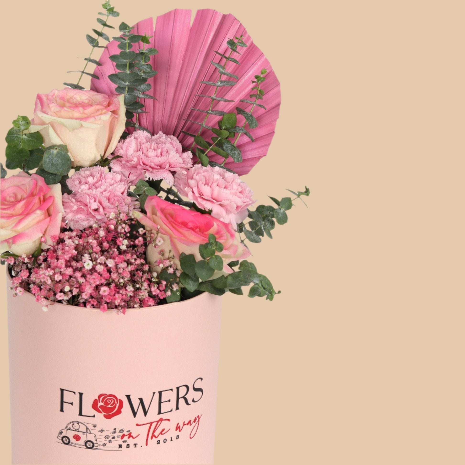 همسة وردية | Pink Whisper Box - Flowers On The Way