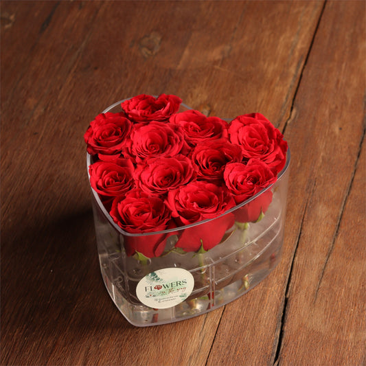 Ivory Dome Rose Box
