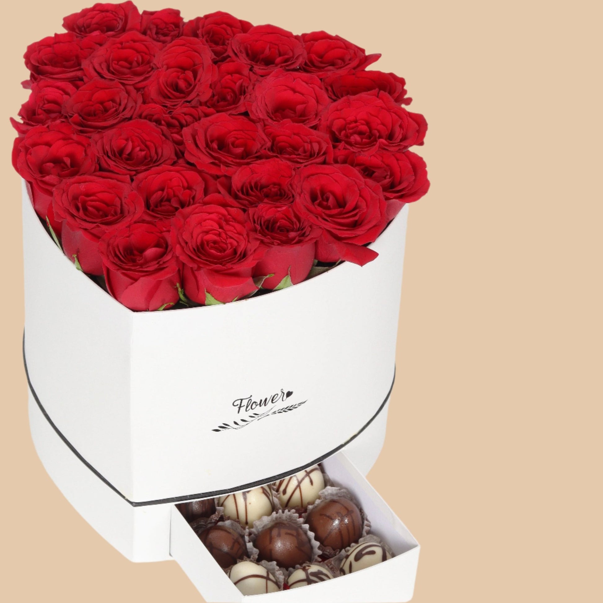 قلب المودة | Tender Heart Box - Flowers On The Way