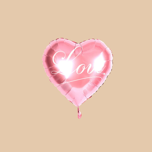 قلب المشاعر | Deep Pink Heart Balloon - Flowers On The Way