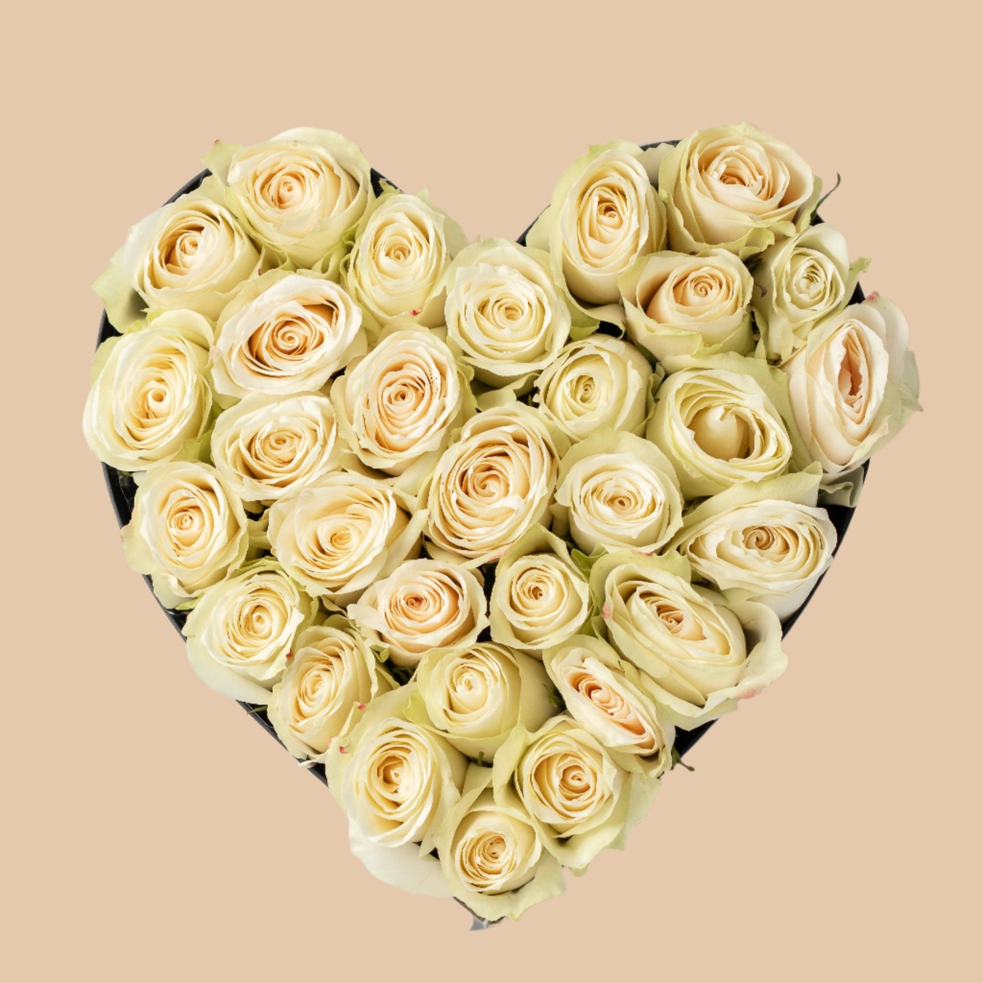 قلبي الأبيض | White Heart Box - Flowers On The Way
