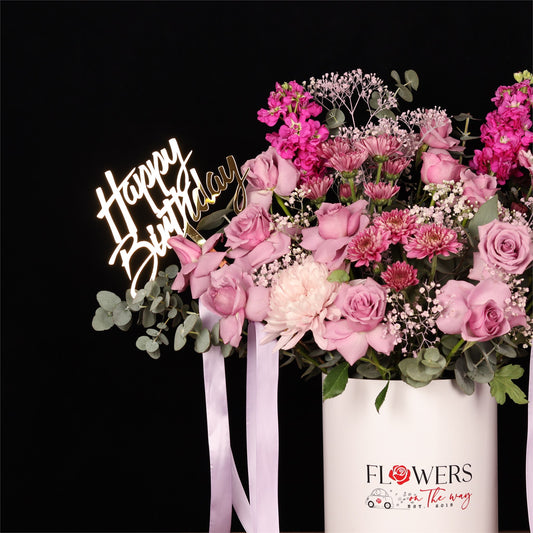 Lilac Birthday Bloom Box - alternate view
