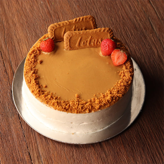 Lotus Biscoff Cream Cake - alternate view