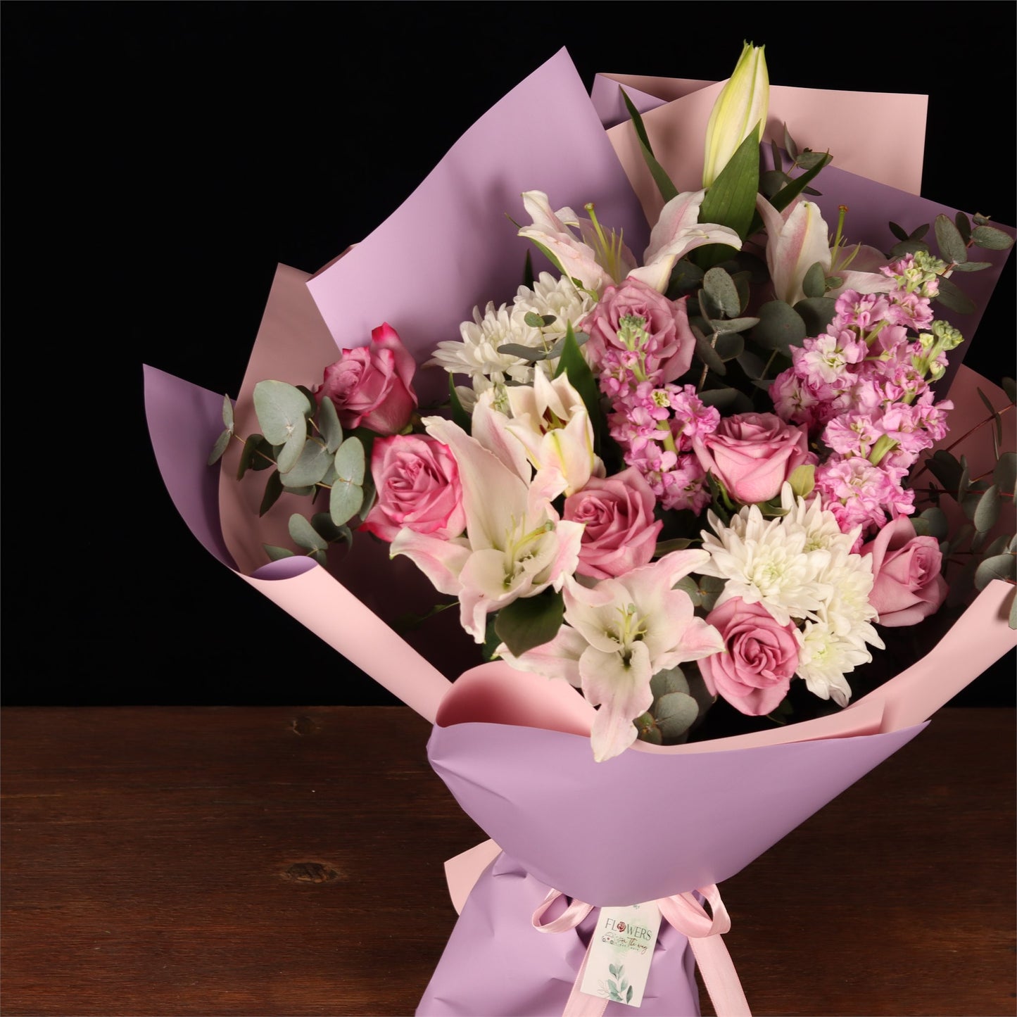 Luxe Newborn Pastel Bouquet - alternate view