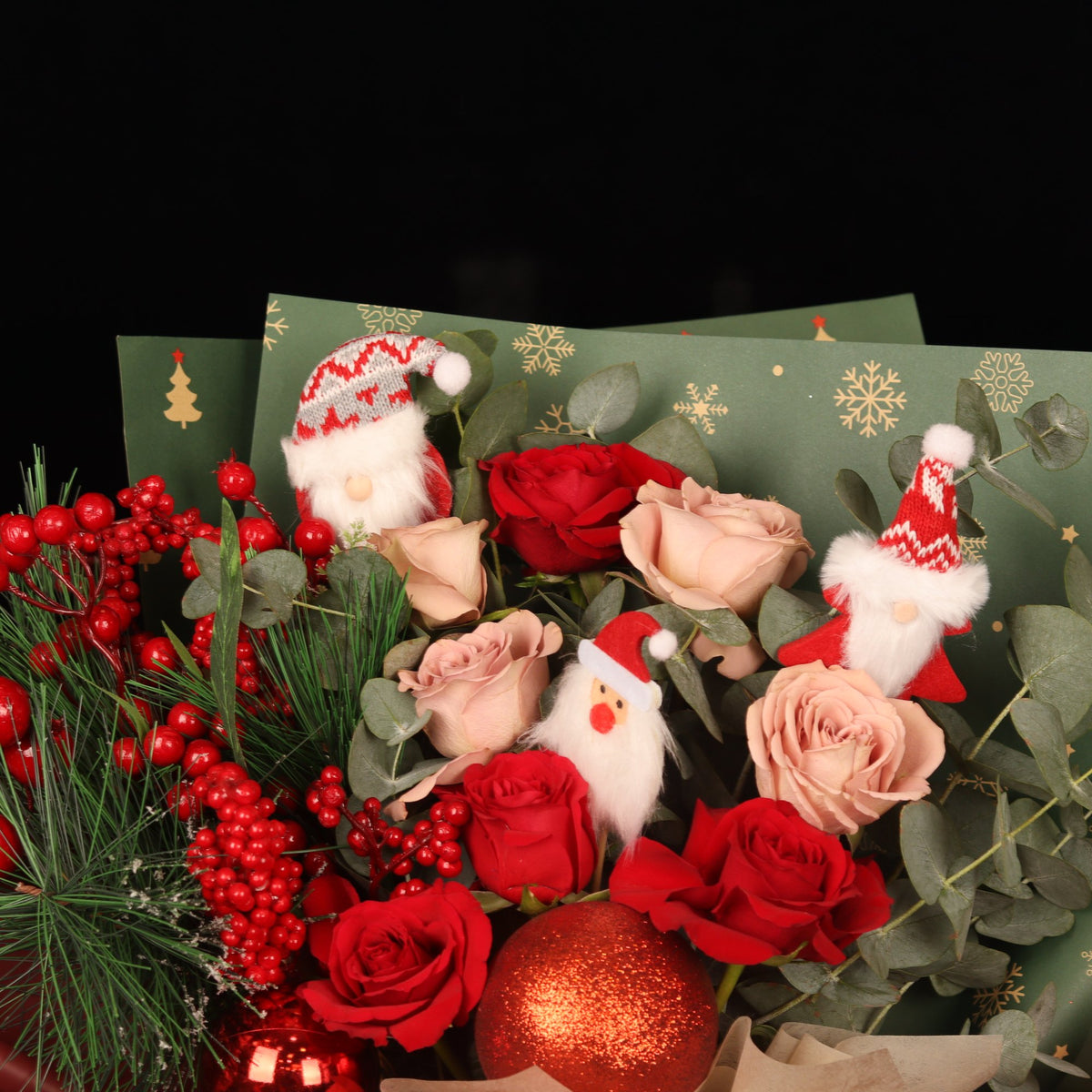 Magic Rose Collection - alternate view, Christmas flowers delivery Dubai
