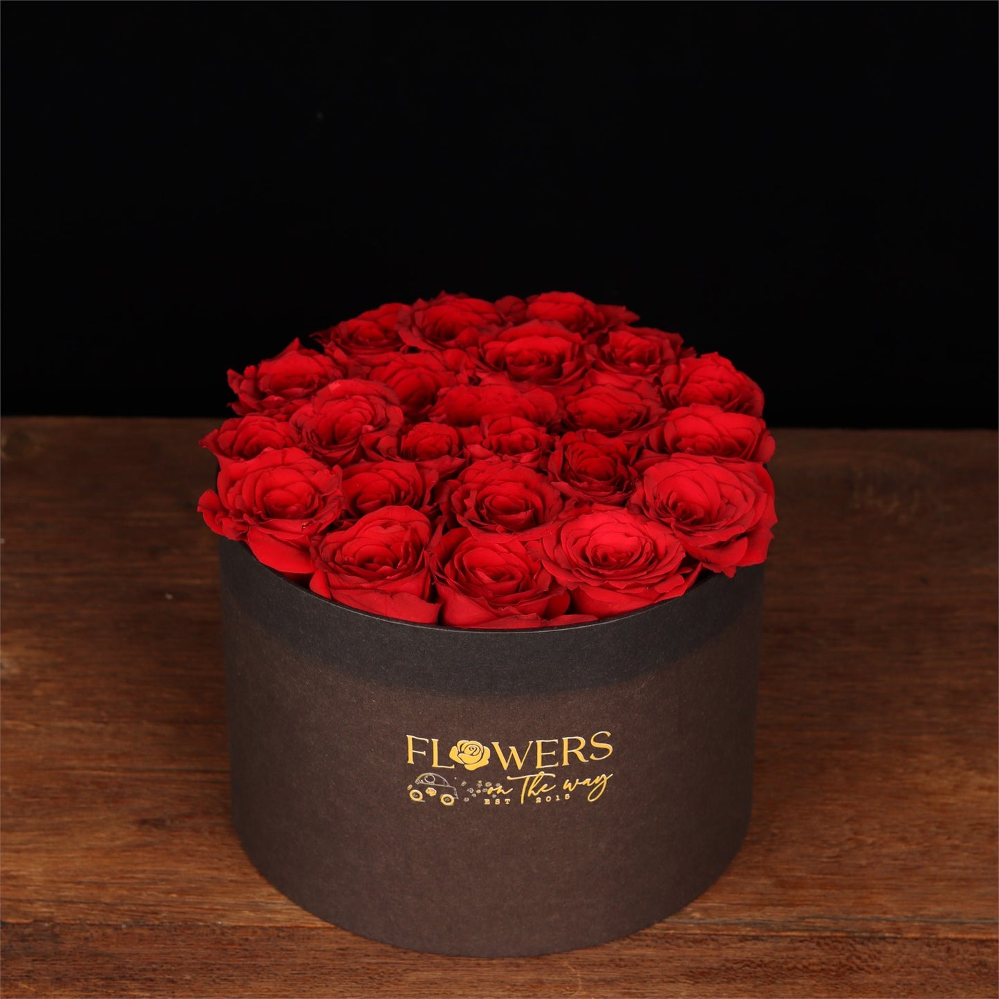 Midnight Velvet Rose Box