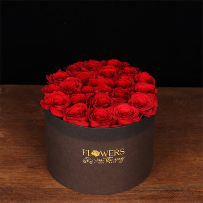 Midnight Velvet Rose Box