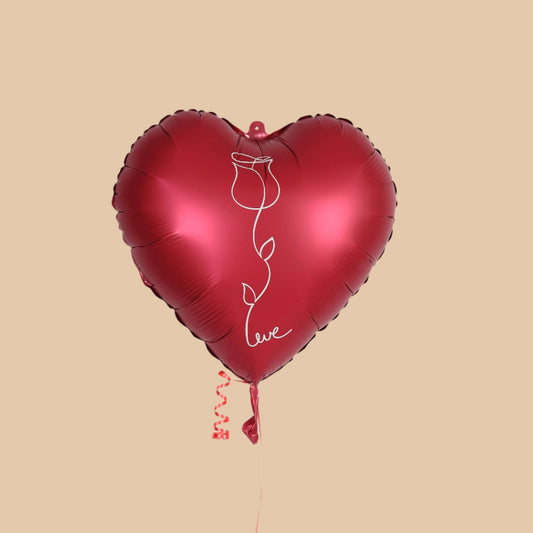 نبض الحب | Red Heart Balloon - Flowers On The Way