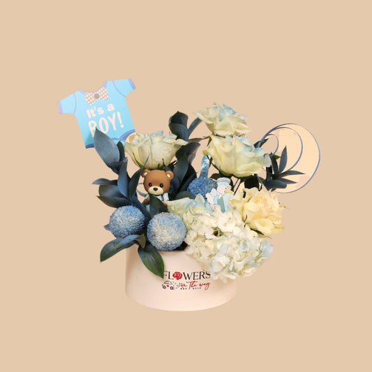 نسمة وليد | Newborn Breeze – Baby Boy - Flowers On The Way