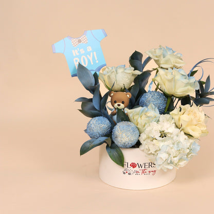 نسمة وليد | Newborn Breeze – Baby Boy - Flowers On The Way