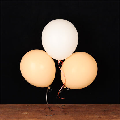 Nude & White Balloon Trio