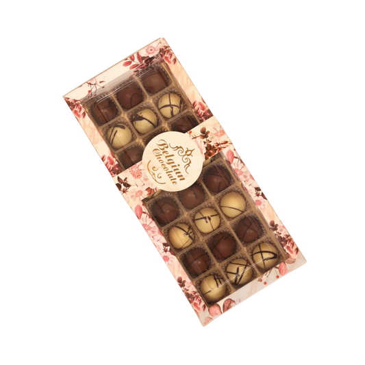 Indulge in a Blooming Moment with the exquisite sweetness of our Belgian Chocolate creation. Rich, smooth, and irresistibly decadent — the perfect companion for heartfelt gifts and elegant celebrations.

Premium Belgian chocolate, crafted to delight — available for same-day delivery in Dubai.