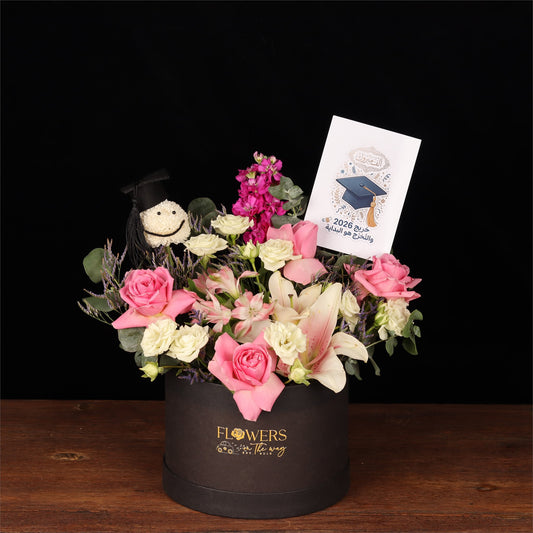 Pastel Graduation Arrangement