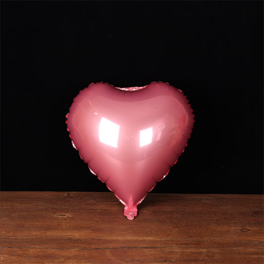 Pink Chrome Heart Balloon