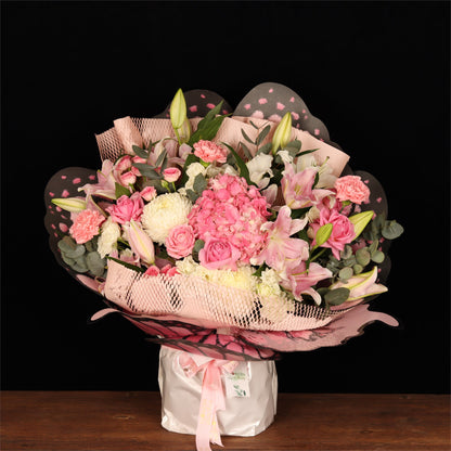 Pink Petal Birthday Bouquet