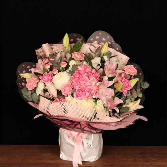 Pink Petal Birthday Bouquet