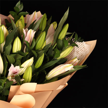 Pure Lily Bouquet - alternate view
