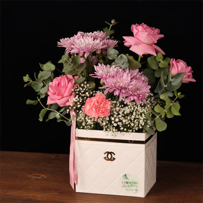Quilted Bloom Box - alternate view