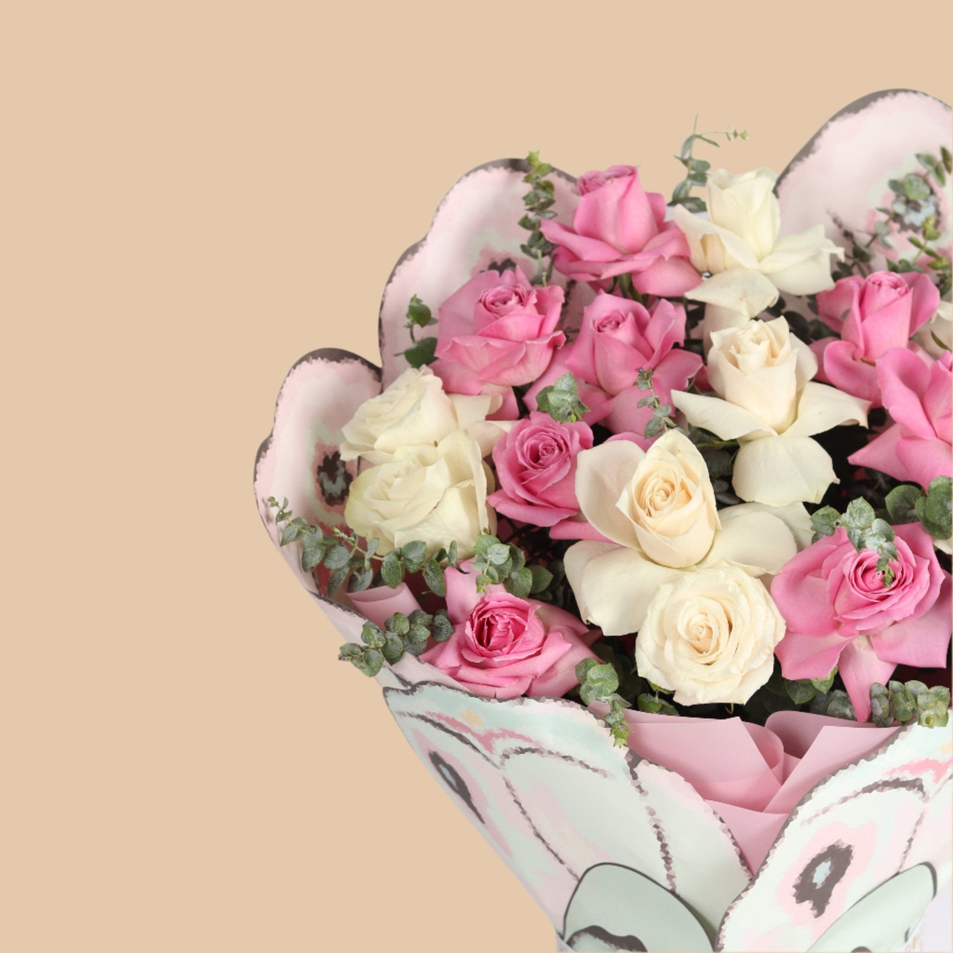رفرفة ناعمة | Soft Flutter Bouquet - Flowers On The Way