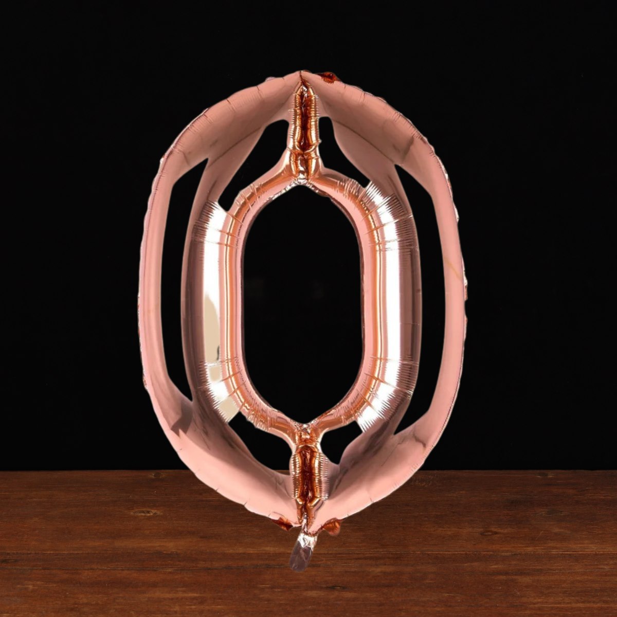Rose Gold Number 0 Balloon