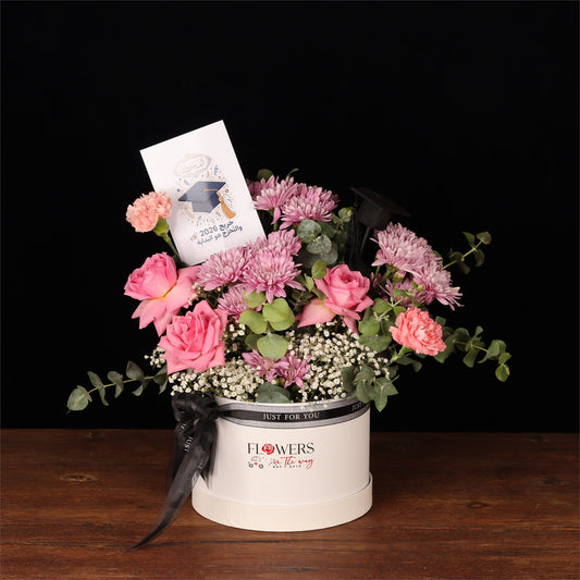 Rose Quartz Graduation Box
