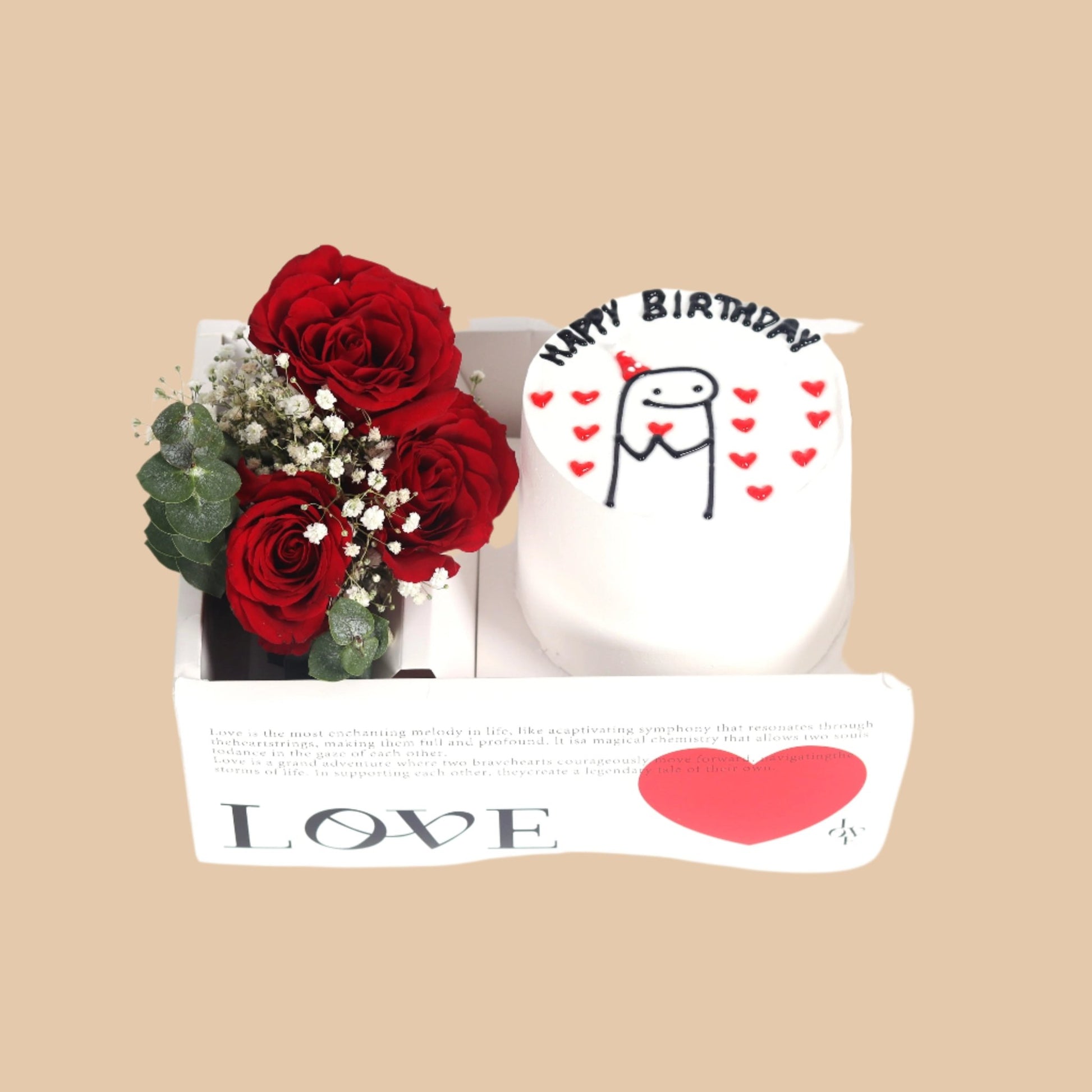 "رسالة حب" "Love Message Box" - Flowers On The Way