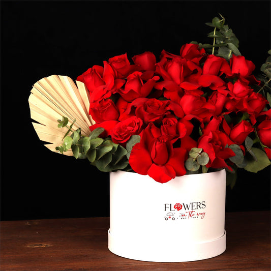Scarlet Palm Bloom Box - alternate view
