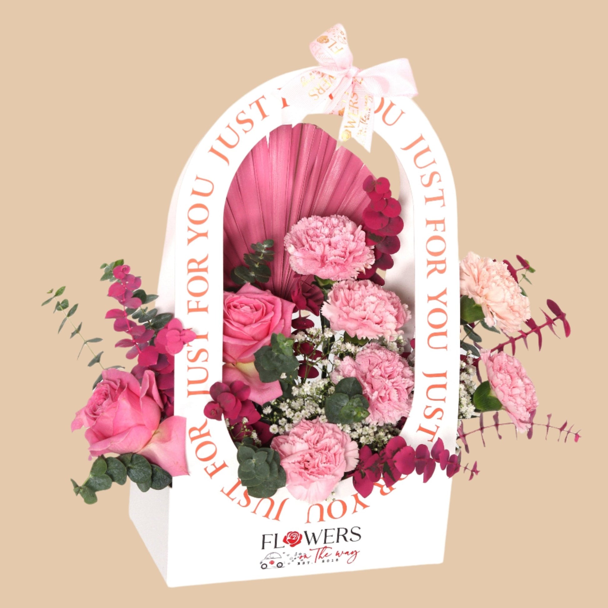 شنطة الورد الزهري | Pink Blossom Purse Box - Flowers On The Way