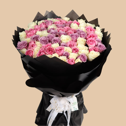 سيمفونية الألوان | Color Symphony Bouquet - Flowers On The Way