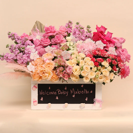 تنسيق الزهور الفاخر | Deluxe Floral Arrangement - Flowers On The Way