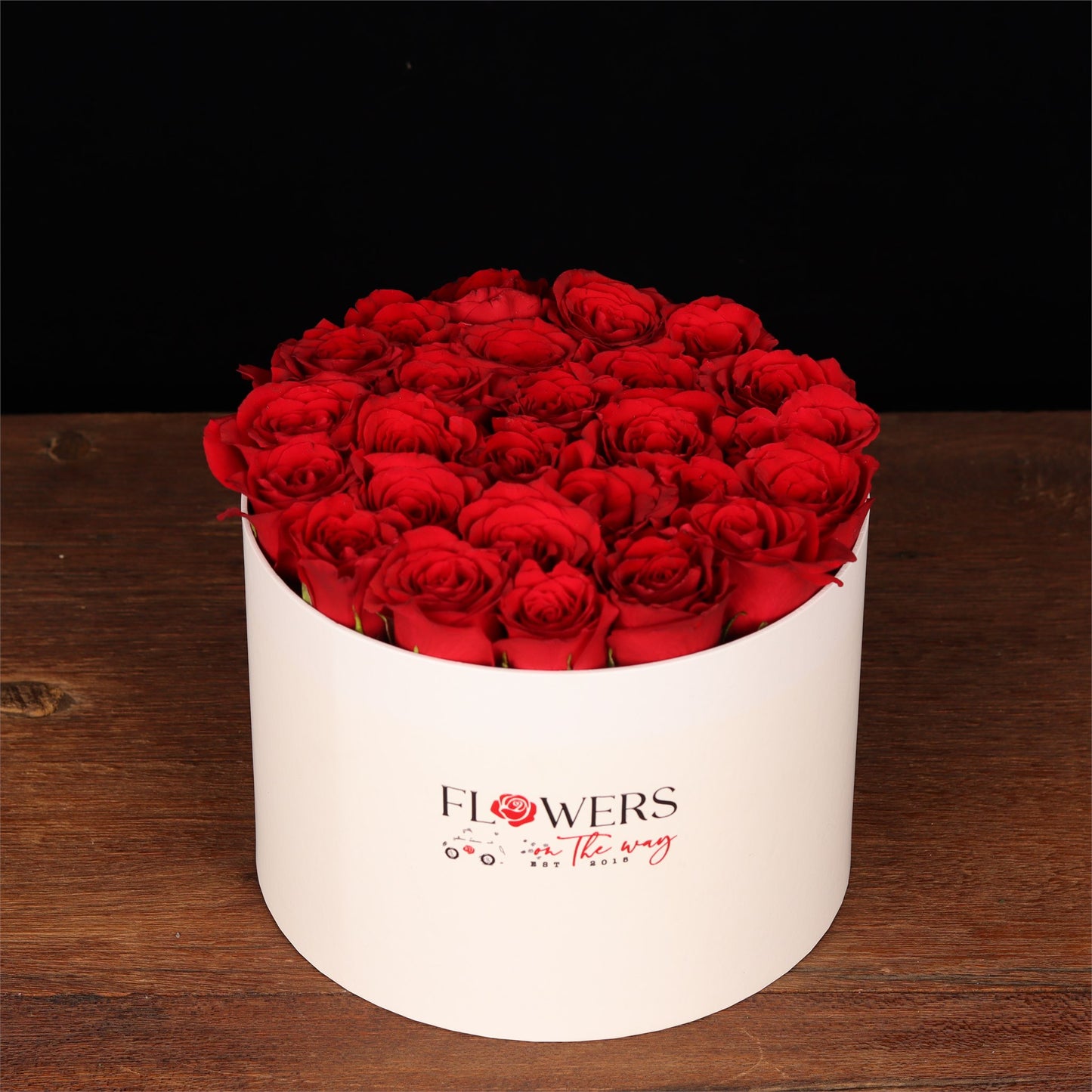 White Signature Rose Box