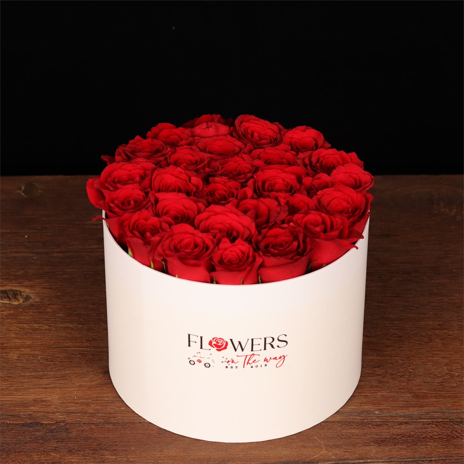 White Signature Rose Box